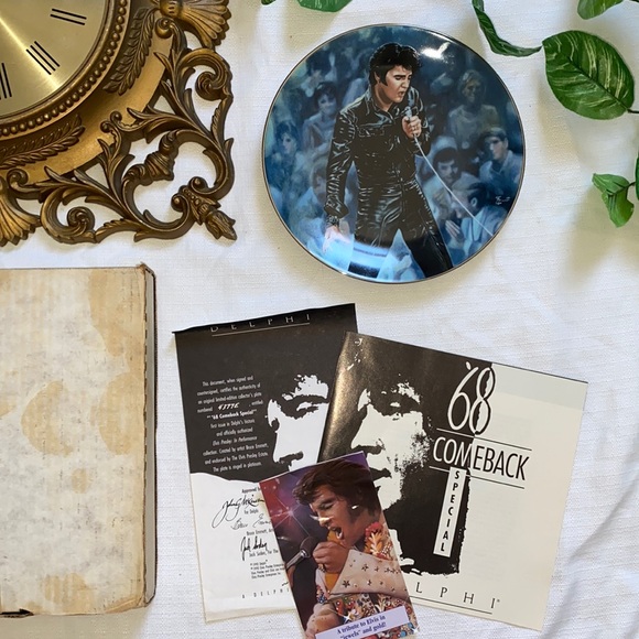 Other - Vintage Elvis 68 Comeback Special Plate